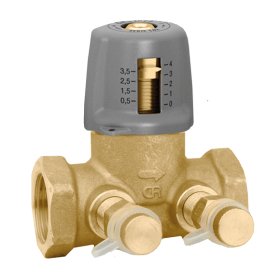 Image of balancing valve with differential pressure ports