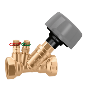 Image of manually adjusted balancing valve with pressure ports