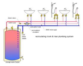 Trunk and riser plumbing system