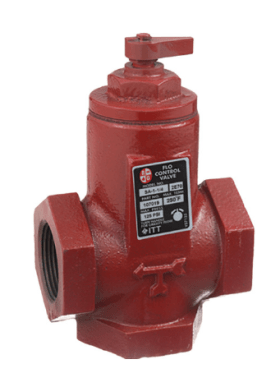 An example of an older- style “flo-control” valve.