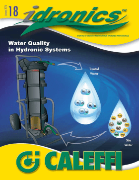 Water Quality in Hydronic Systems